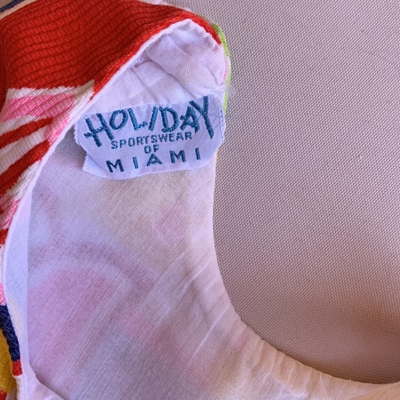 Vintage 1970s Holiday Sportswear of Miami matching set top & bottom 6-12 months? - Picture 9 of 15